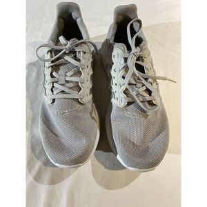 Adidas Mens Gray Cloud Foam Running Sneakers Sz 9